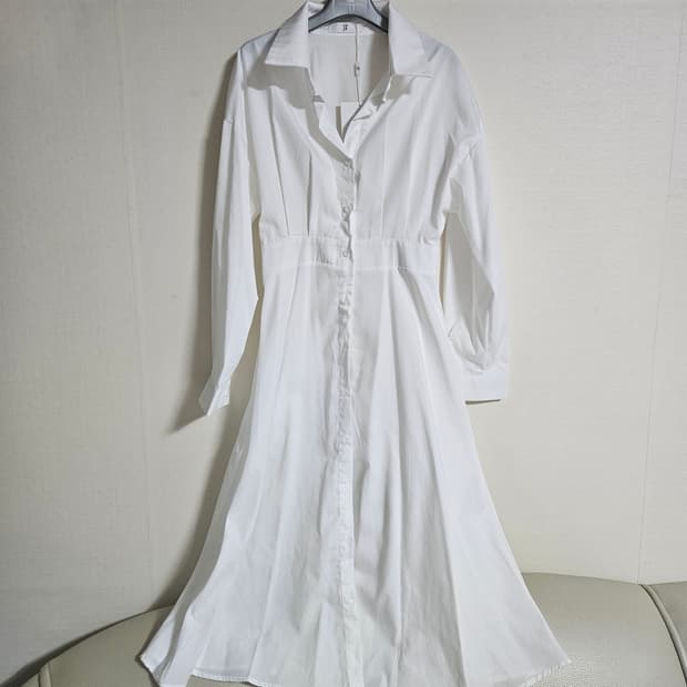 다바걸 롱셔츠 원피스