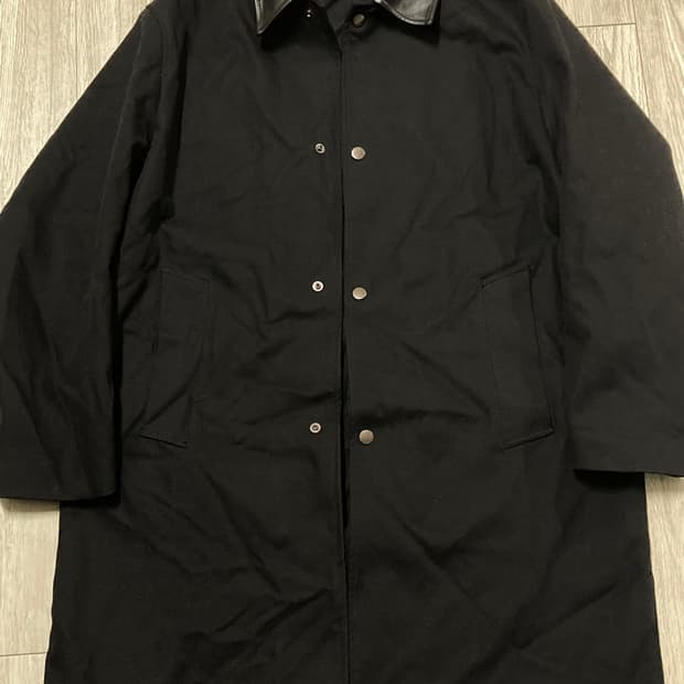 자라 남자 가죽 카라 롱 자켓 판매해요! (새상품)