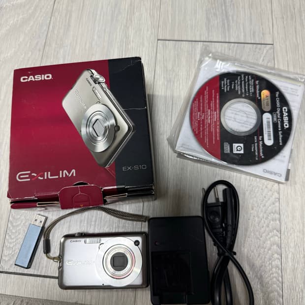 (풀박스)카시오 엑슬림 s10 exilim 빈티지 디카