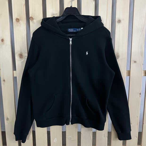 (XS) 폴로 랄프로렌 블랙 후드집업