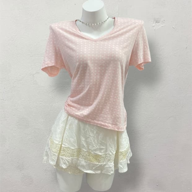 MALO Pink Clover T-Shirt