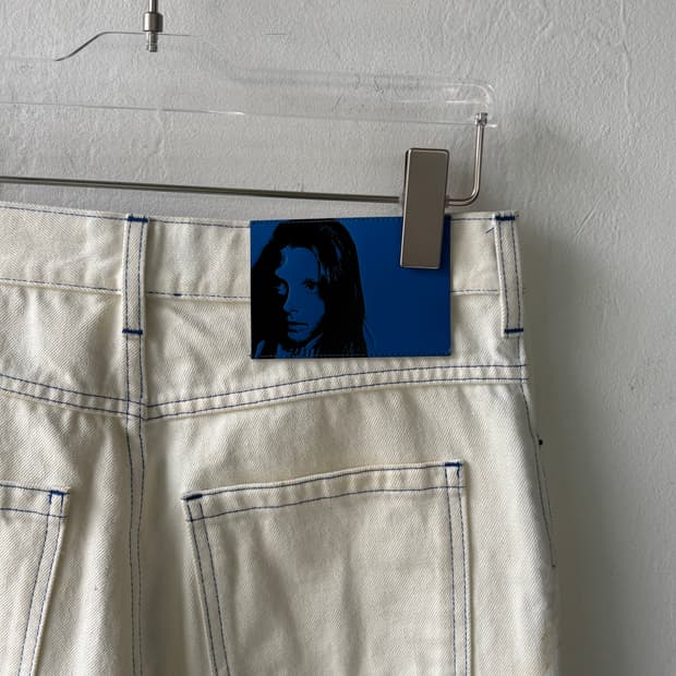 라프시몬스 캘빈 클라인 205W39NYC 앤디워홀 화이트 진