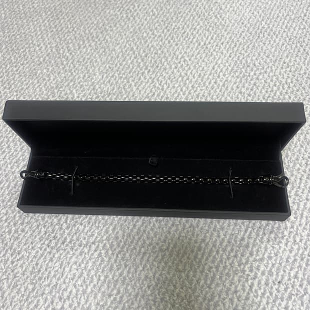 SHR jewelry 스테인레스 체인팔찌 블랙 새상품