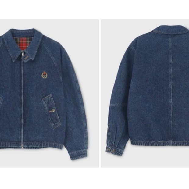 헤리티지플로스 CREST DENIM BLOUSON JACKET 