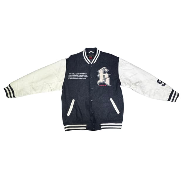 빈티지 90s 토니호크 스케이트보딩 TONY HAWK 바시티자켓 XL