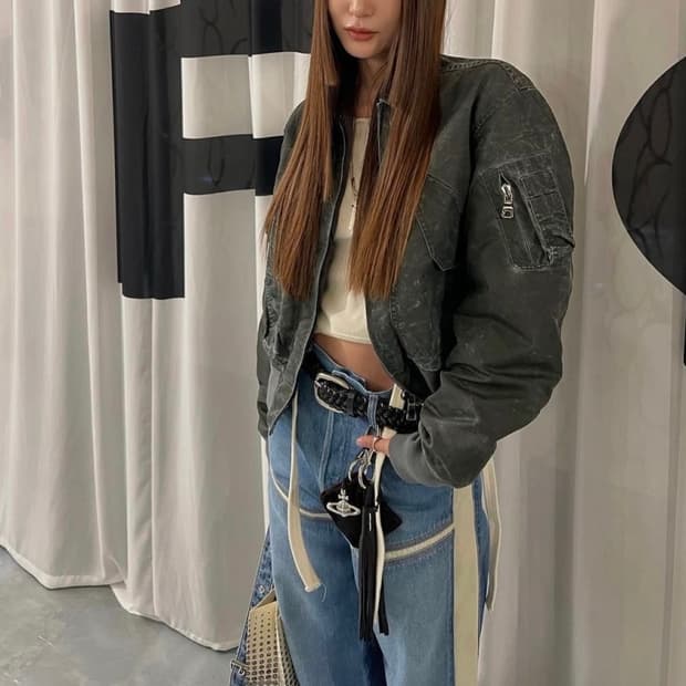 KNOW WAVE. 피그먼트 봄버 유니섹스