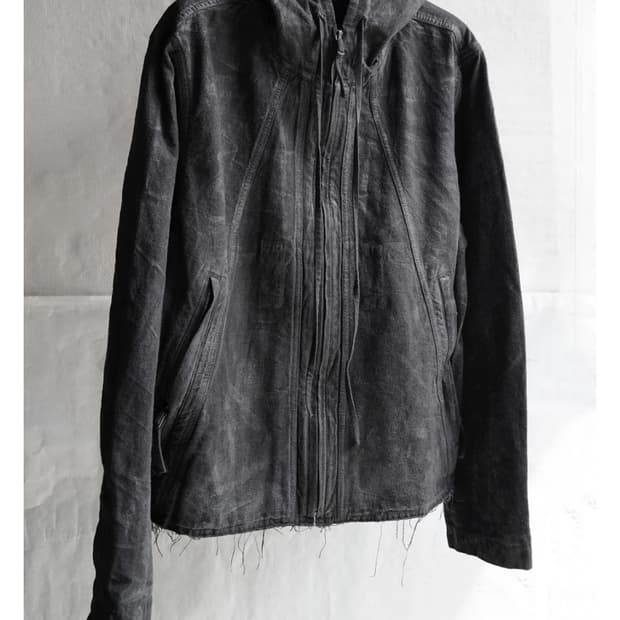 [M]블랙멀 hooded jacket slab grey