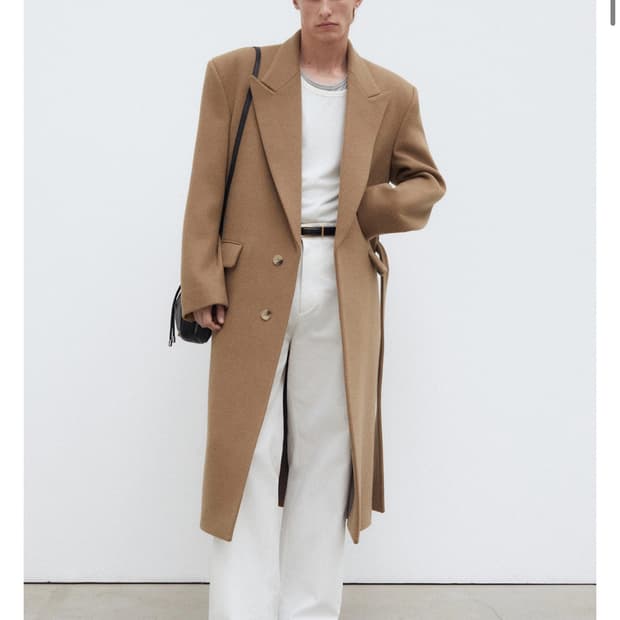 타일레 25fw /VAUBAN CONTOURED 로브 코트/ 베이지