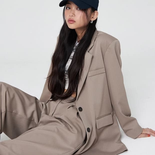 심플리무드 자켓 팬츠 셋업