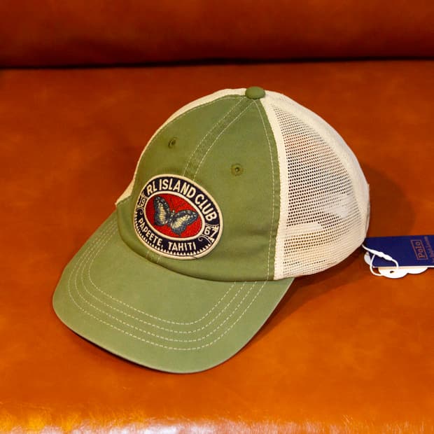 폴로 랄프로렌 RL 아이슬랜드 클럽 트러커 캡