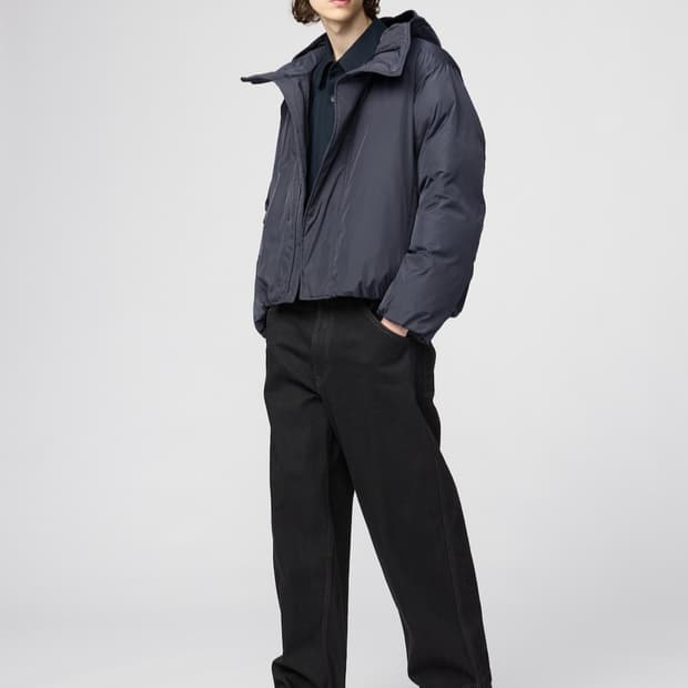 유니클로 U 와이드핏컬러진 블랙 31