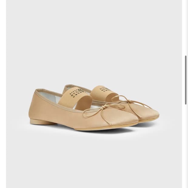 MM6 S59WZ0093 BALLET SHOE (THREE HOUSE)
