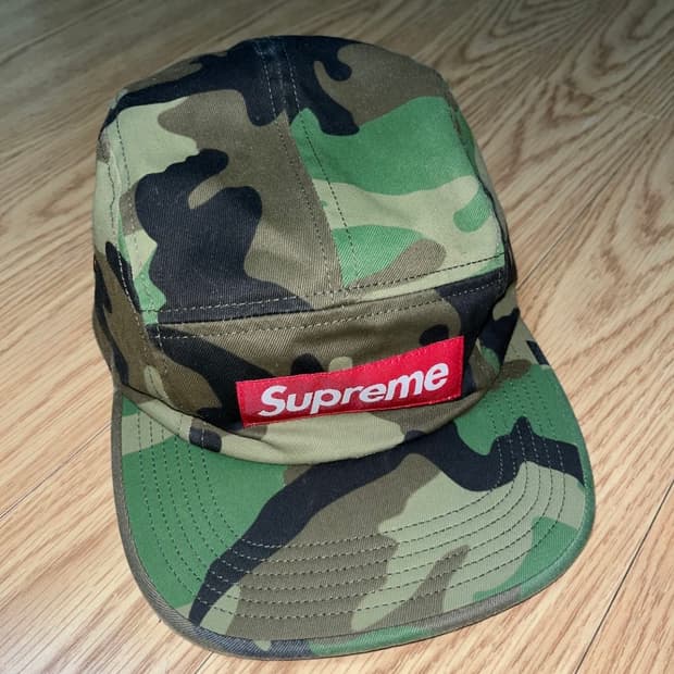 슈프림 카모 캠프캡 