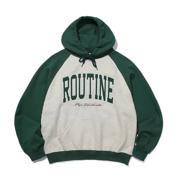 모닝 루틴 후드티