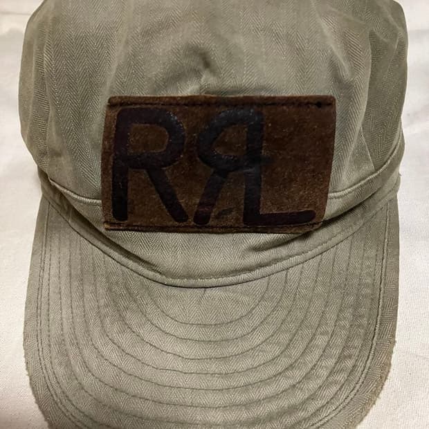  RRL 헤링본 트윌 엔지니어 캡
