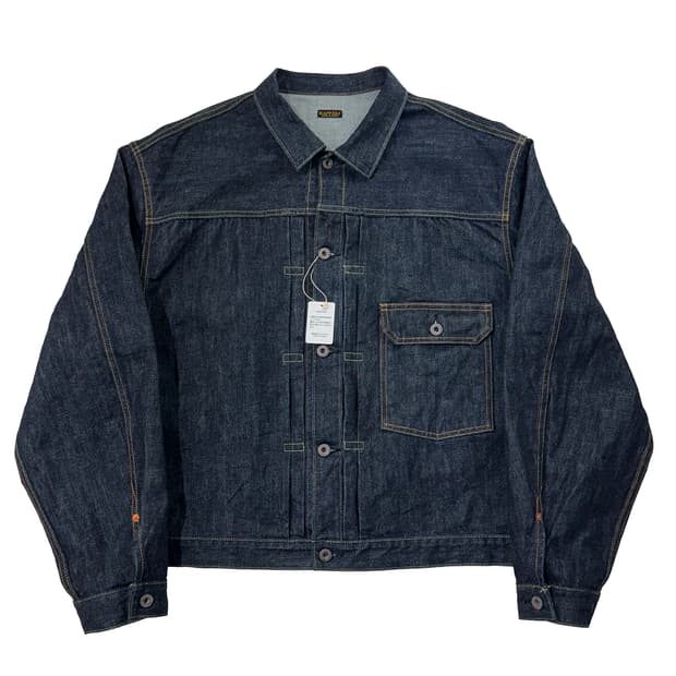 캐피탈 14온즈 데님 원 워시 자켓 인디고 (새상품)