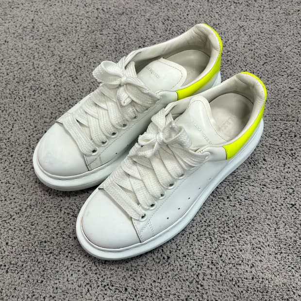 (35 1/2) 알렉산더 맥퀸 오버솔 라임탭