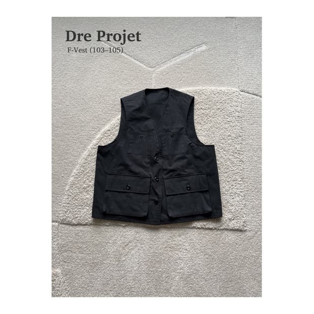 드레프로젝트 Reversible F-vest (100-105)
