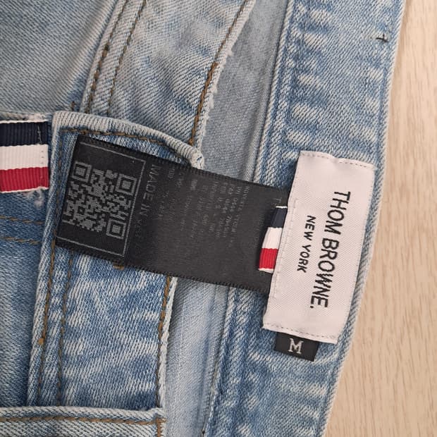 톰브라운 뉴욕 데님팬츠 