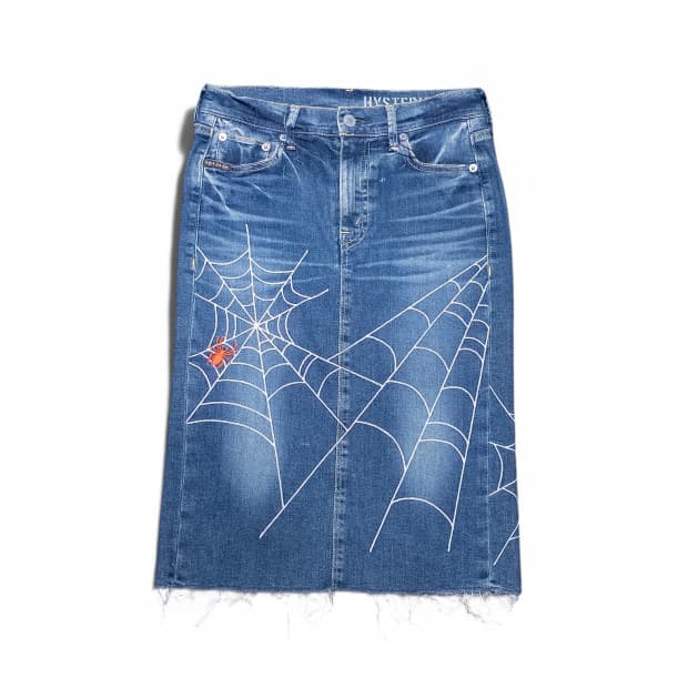 Hysteric Glamour Spider’s Web DenimSkirt