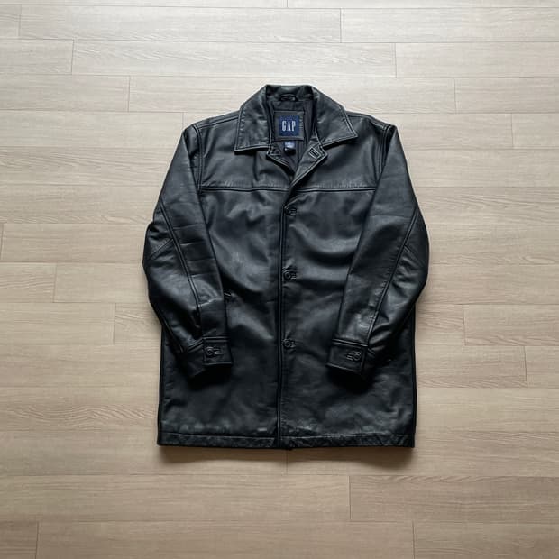 90s 올드갭 레더 카코트 gap carcoat