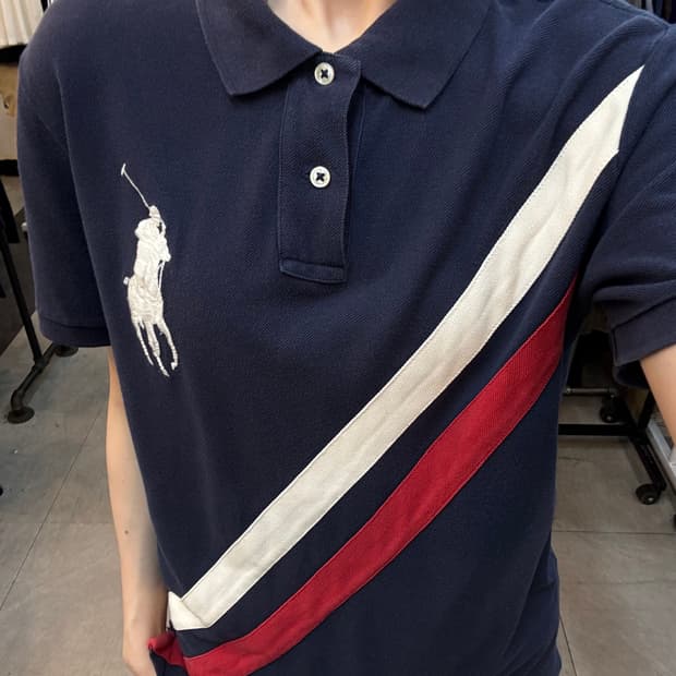 폴로 랄프로렌 반팔 카라티 L