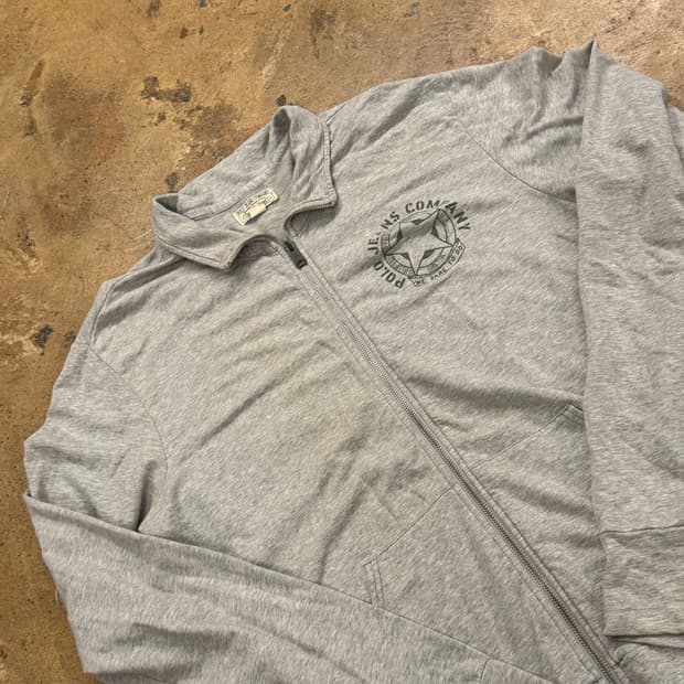 폴로 진스 컴퍼니 그레이 집업 져지