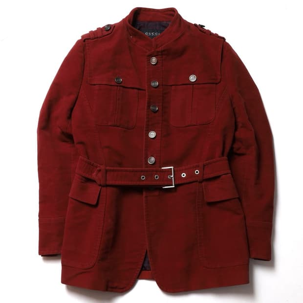 구찌 Gucci Moleskin Safari Jacket 

