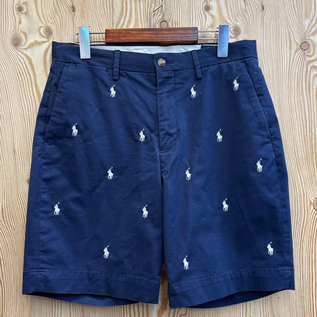 폴로 랄프로렌 멀티포니 자수 로고 치노 반바지