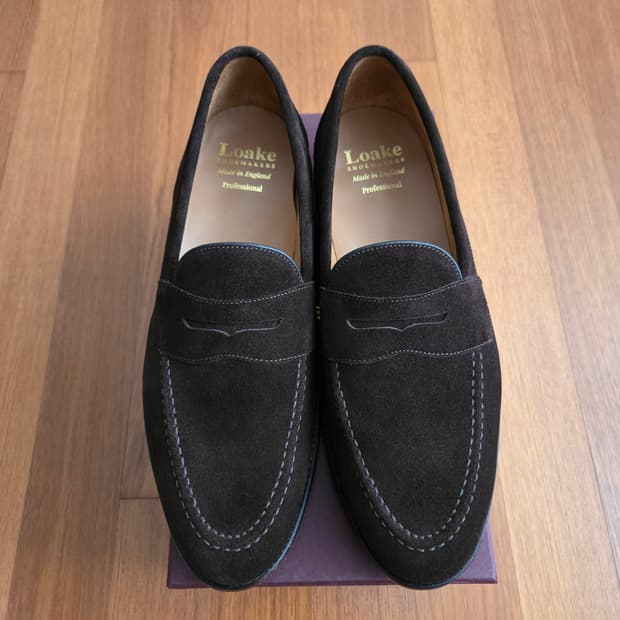 로크 임페리얼 다크브라운 스웨이드 UK9.5사이즈