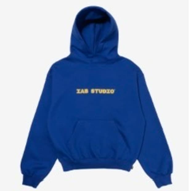 아이앱 스튜디오 블루 후드티 