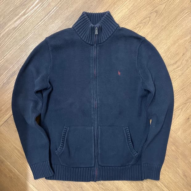 N120 폴로 니트 집업