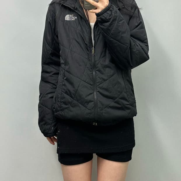 노스페이스 퀼팅 윈드 경량 패딩