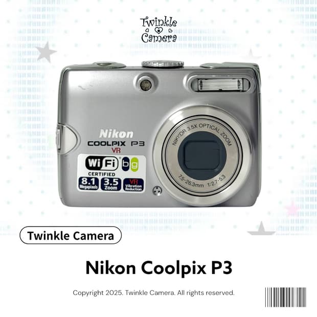 (희귀⚡️) Nikon 니콘 쿨픽스 P3 (p4)