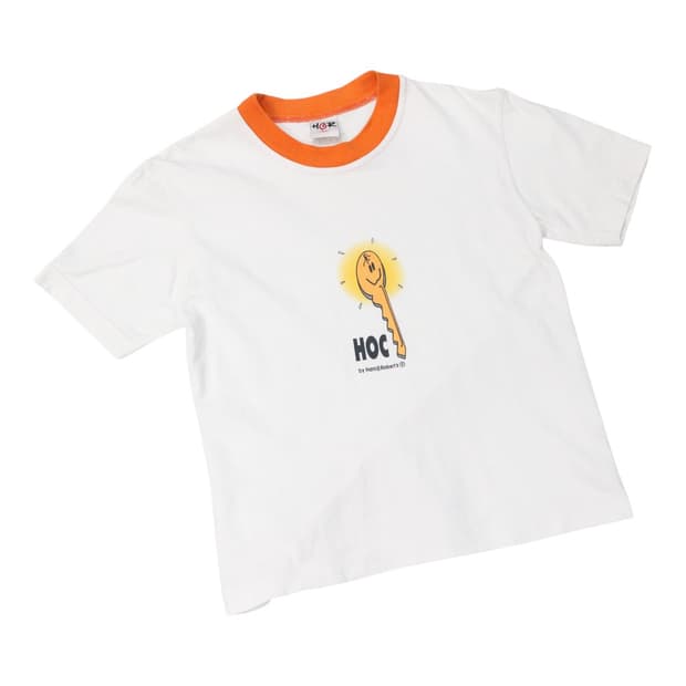 빈티지 프린팅 링거 반팔