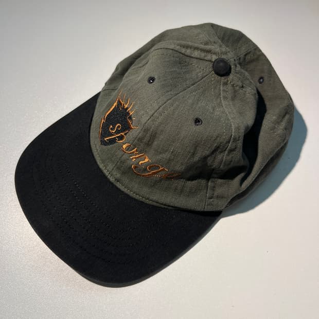 빈티지 90s Sponge Band 로고 볼캡