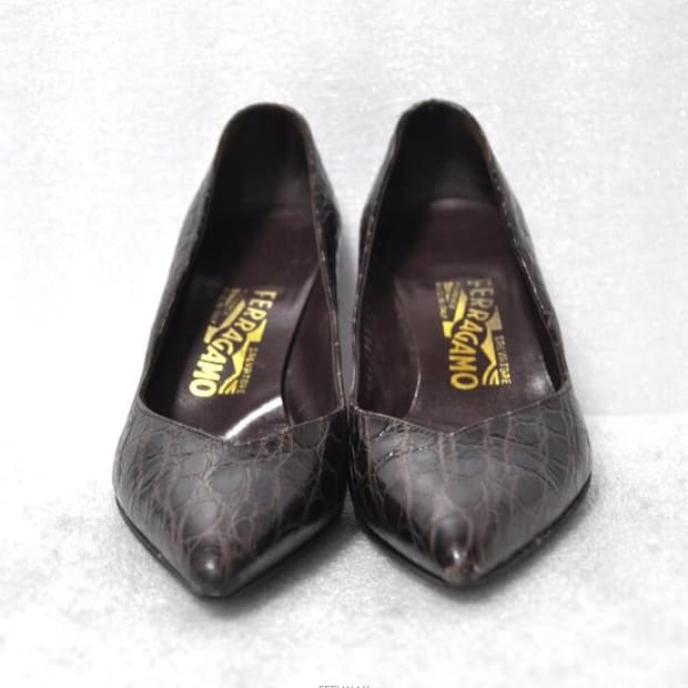 페레가모/여성펌프스구두(사이즈220)정품