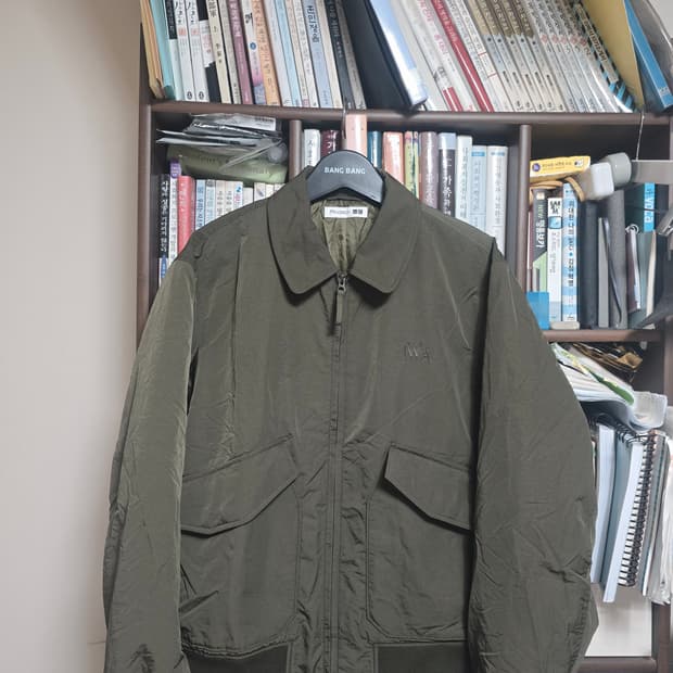 유니클로  x JW앤더슨  패디드 블루종
 L 