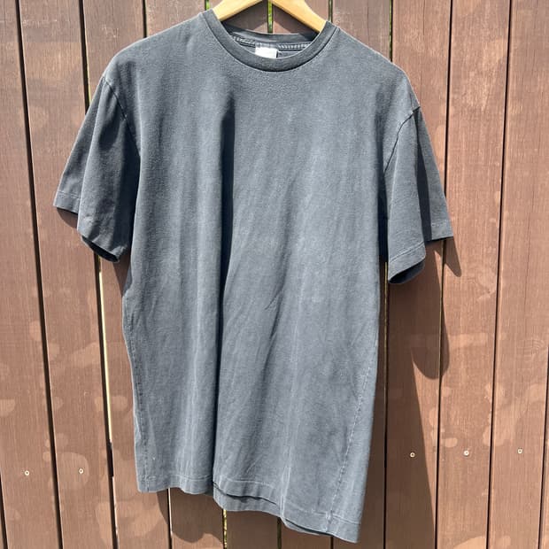 90s Vintage Blank Black Single Stitch