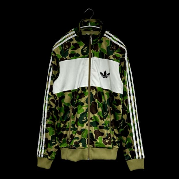 아디다스 베이프 녹계 집업