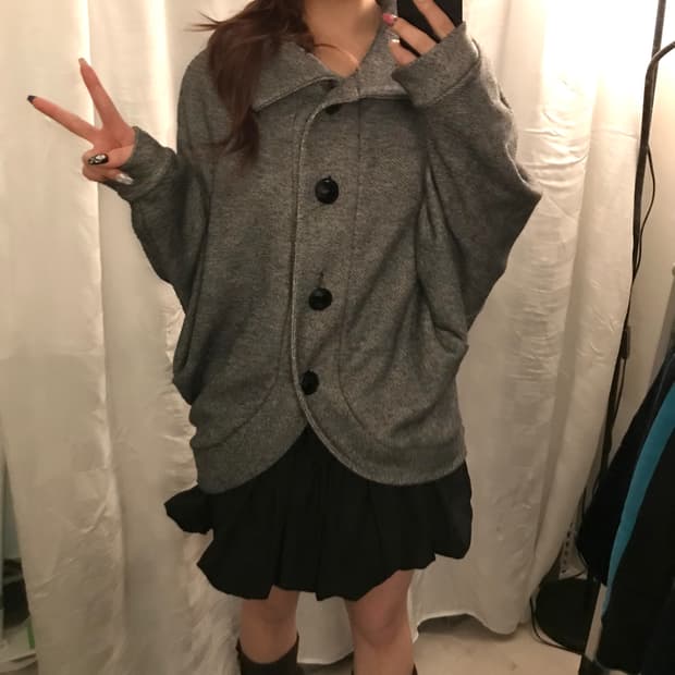 Ingni 잉그니 라떼갸루 로리 그레이 가디건