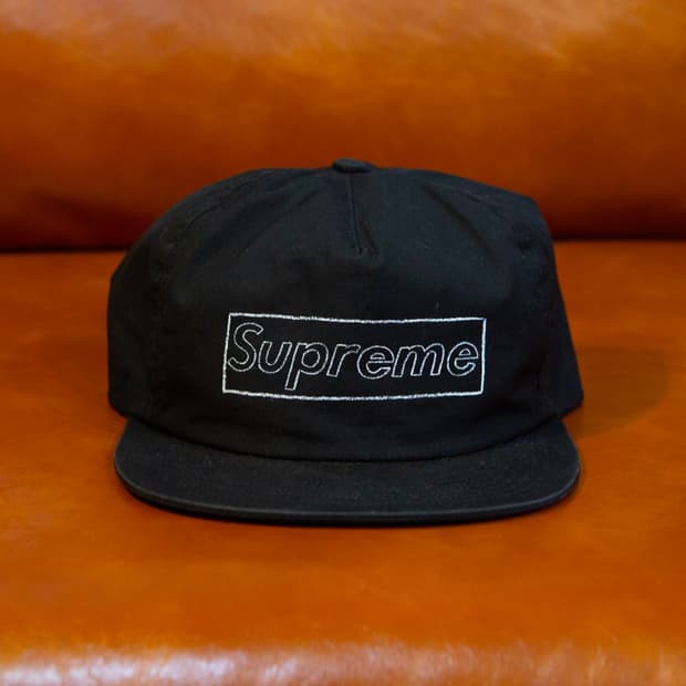 21ss 슈프림 x 카우스 로고 캡