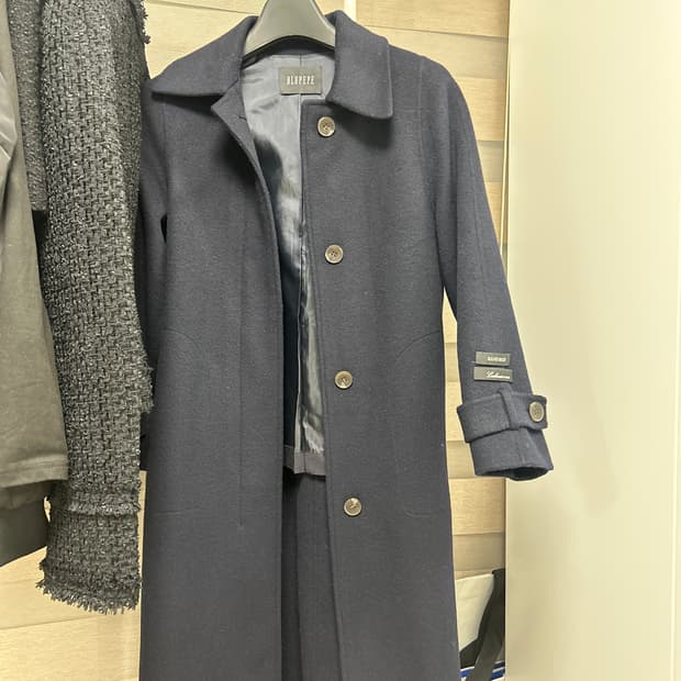 블루페페 네이비색 싱글코트