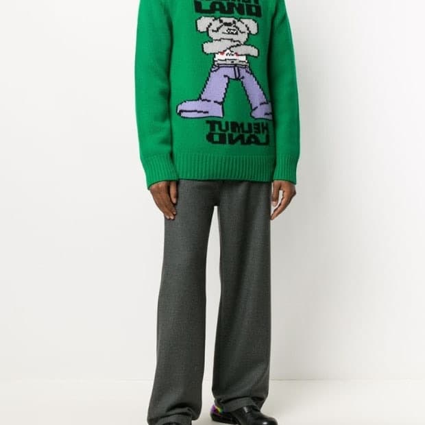 [M]헬뮤트랭 인타르시아 니트