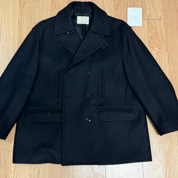 포터리 멜튼울 피 코트