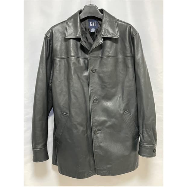 [D.O Archives] 90s 올드갭 레더 카코트 블랙(L)