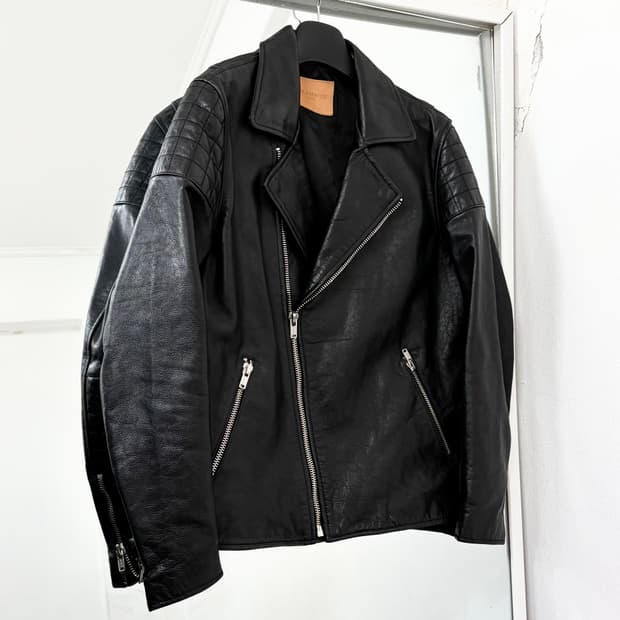 리바이스 Made&Crafted 소가죽 라이더 자켓