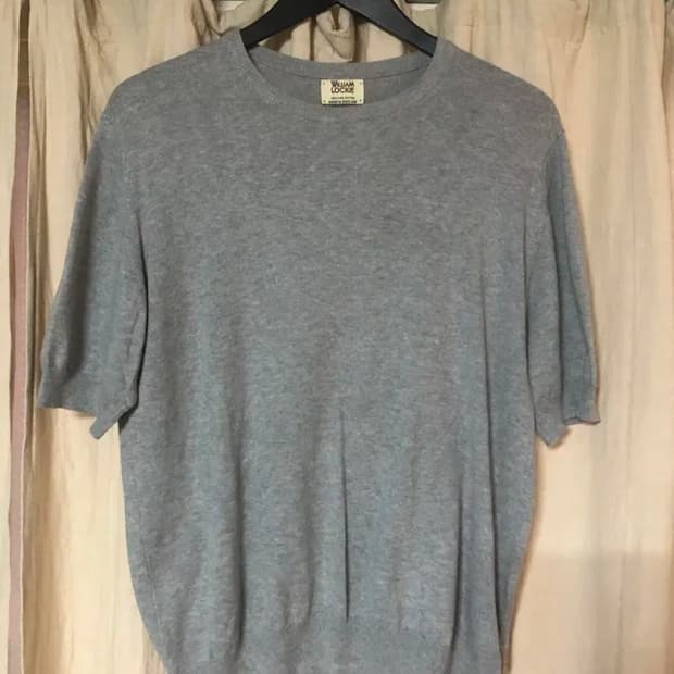 윌리엄로키 코튼 반팔 니트