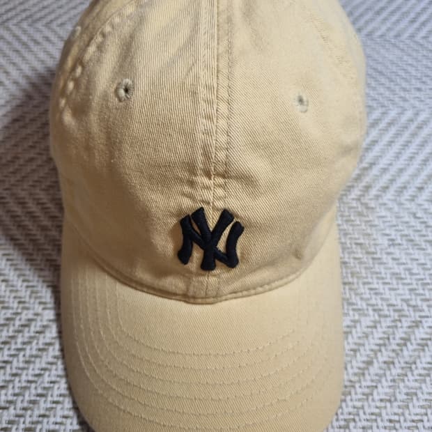 MLB 엠엘비 뉴욕 양키스 볼캡 옐로우 야구 모자