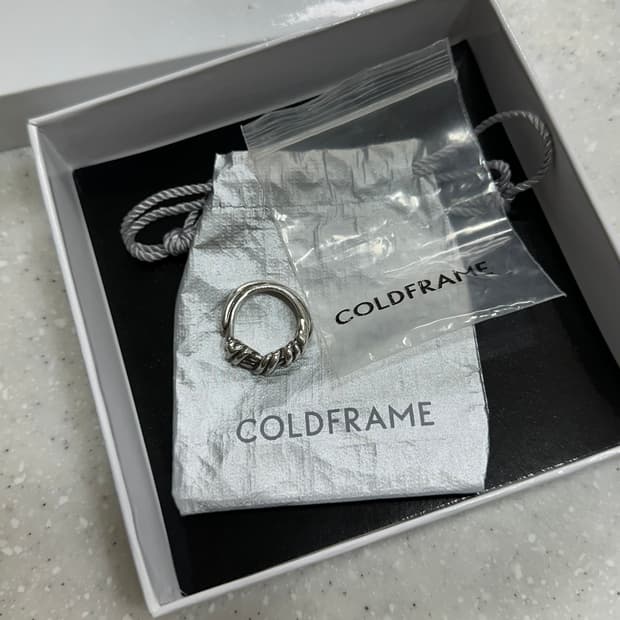 coldframe 콜드프레임 실버 꼬임 매듭 반지